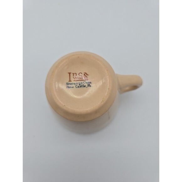 Nestle's Incaware Shenango China 3" Restaurantware Coffee Cup Mug Stoneware - Picture 6 of 10